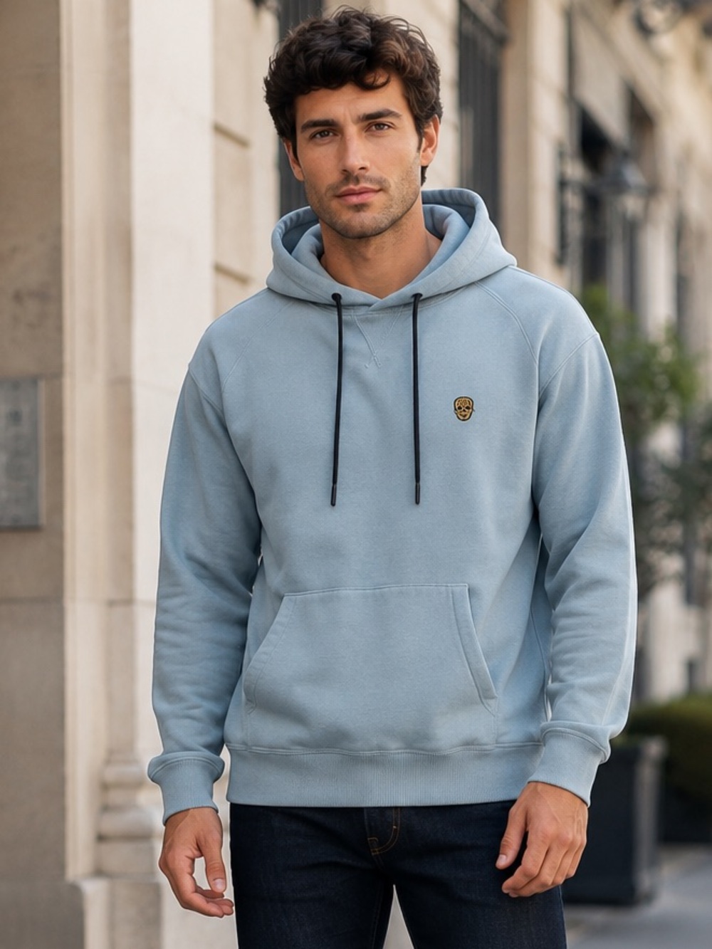 BLACK AND GOLD ANTWERP Sage Green Hoodie Sweatshirt M   (NWOT)